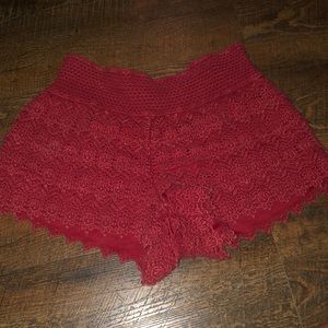 crochet hippie laundry shorts